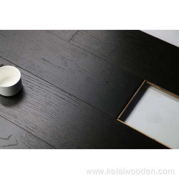 Black Color oak engineered flooring